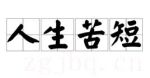 人生苦短海報